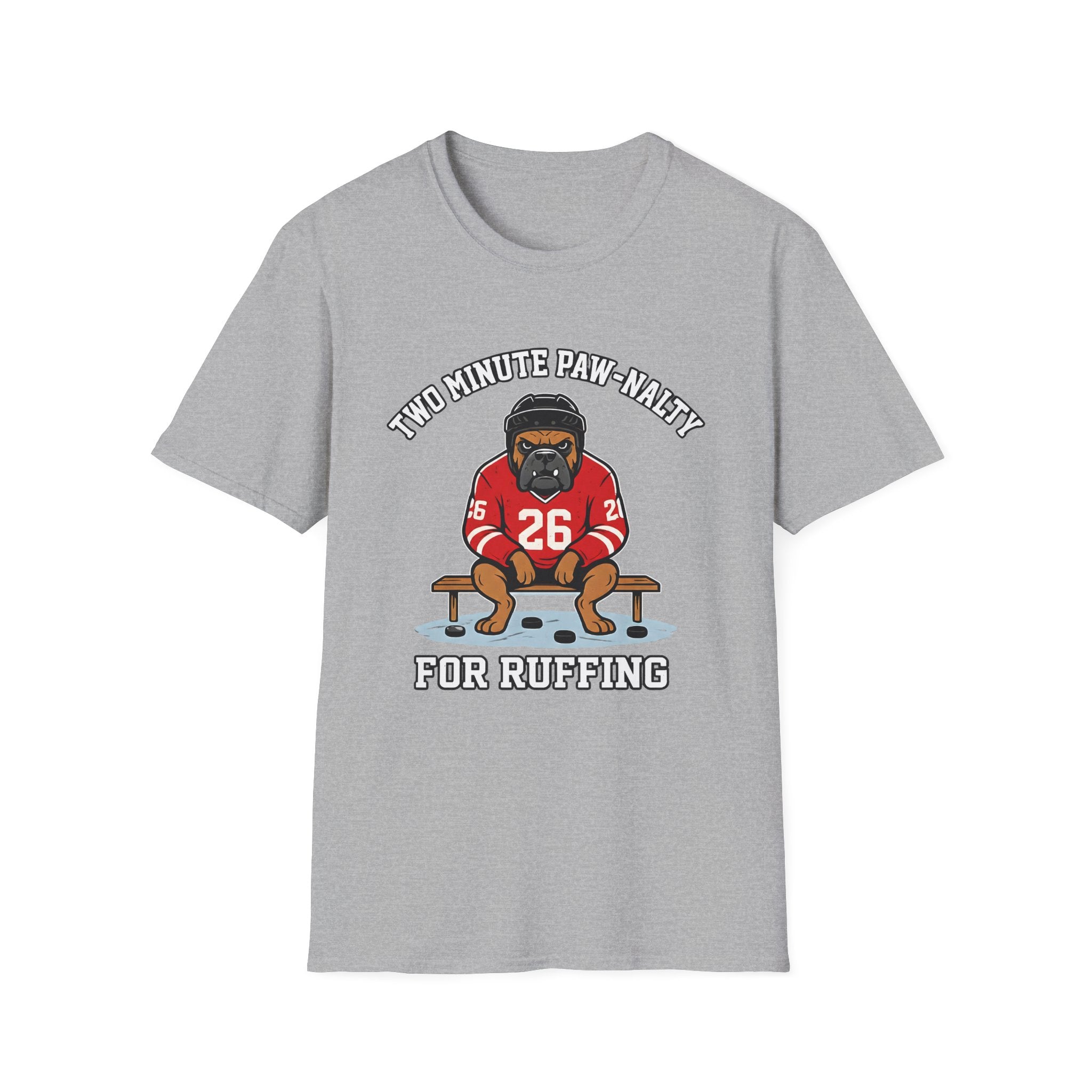 Bulldog Two-minute Paw-nalty T-Shirt
