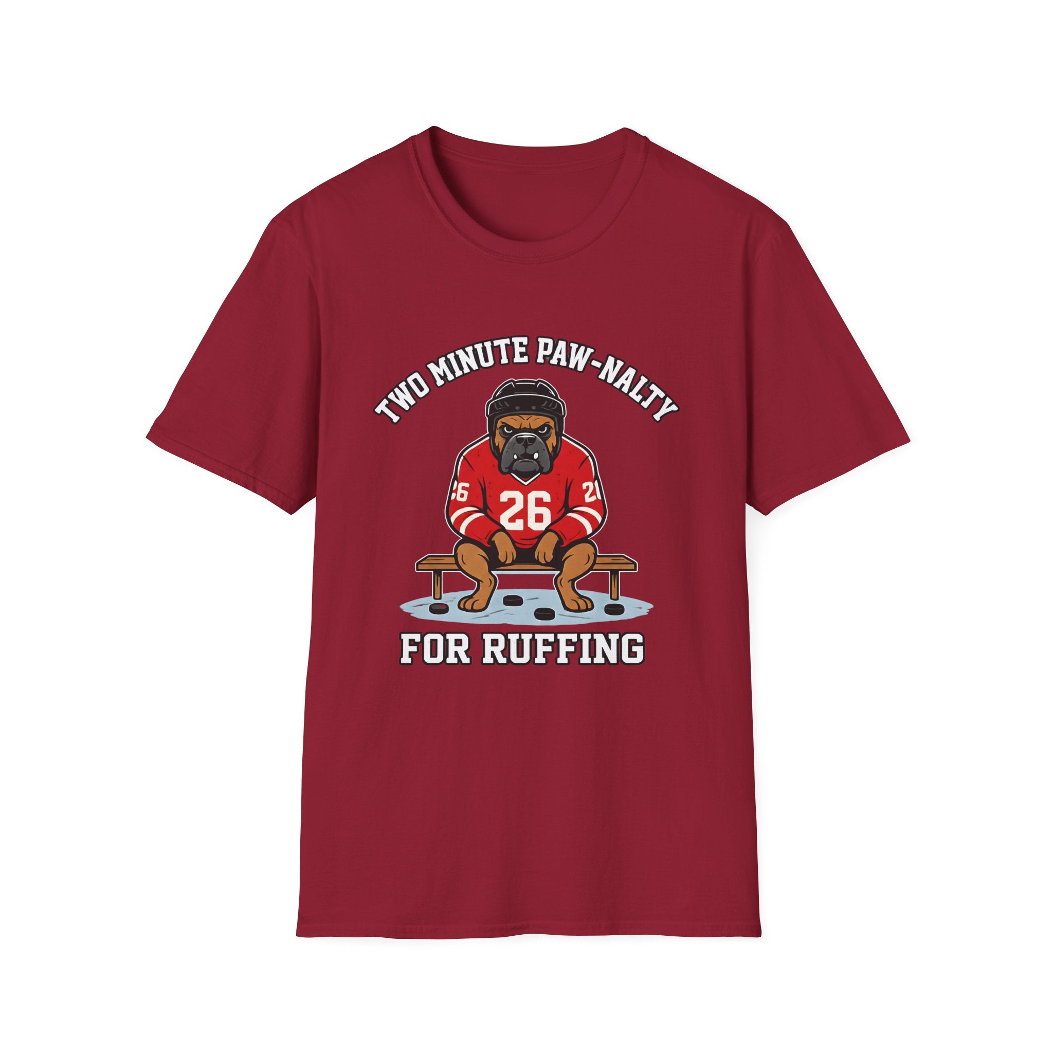 Bulldog Two-minute Paw-nalty T-Shirt