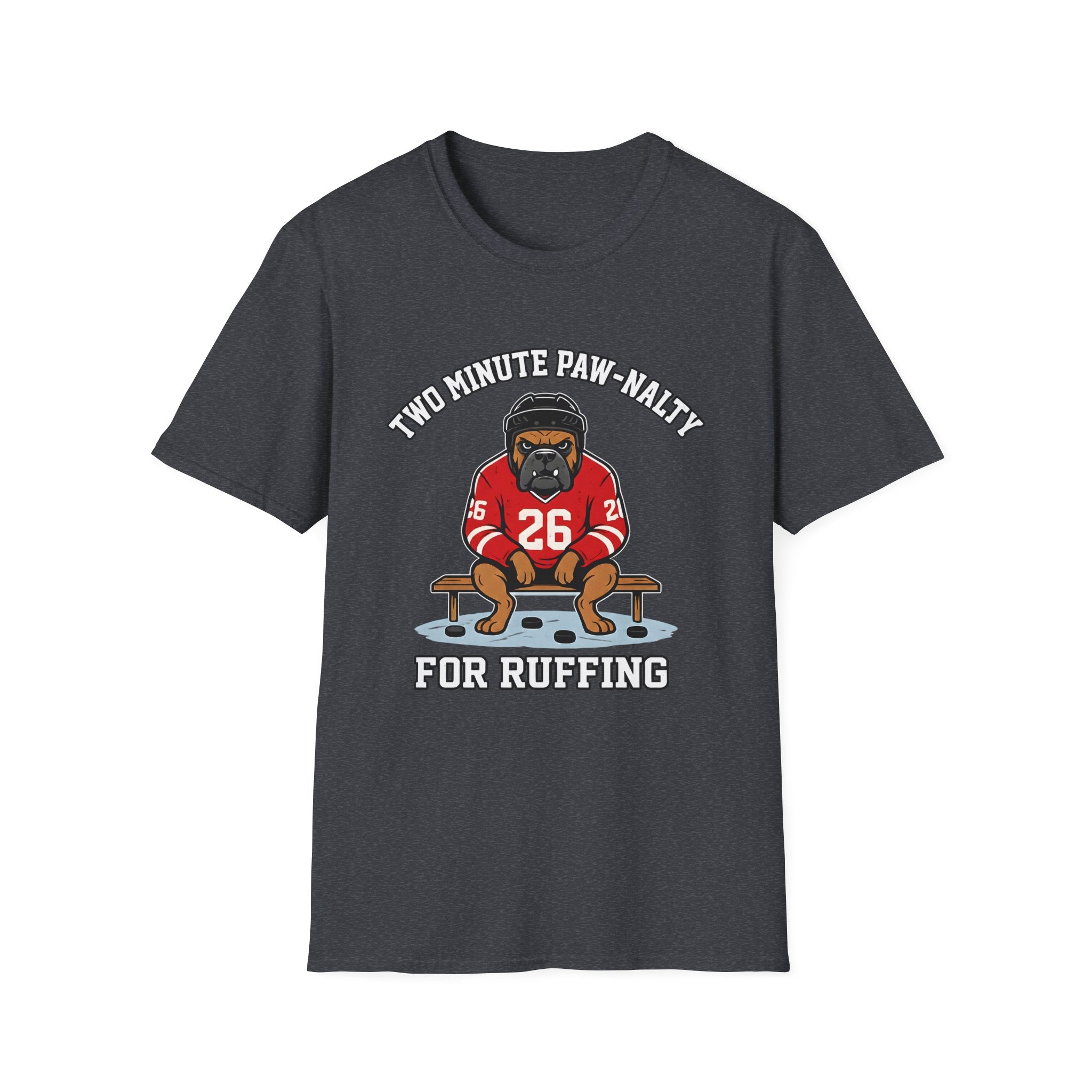 Bulldog Two-minute Paw-nalty T-Shirt