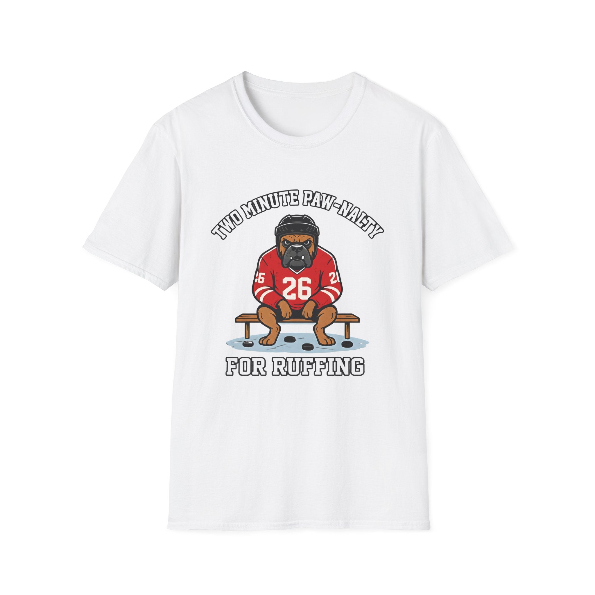 Bulldog Two-minute Paw-nalty T-Shirt