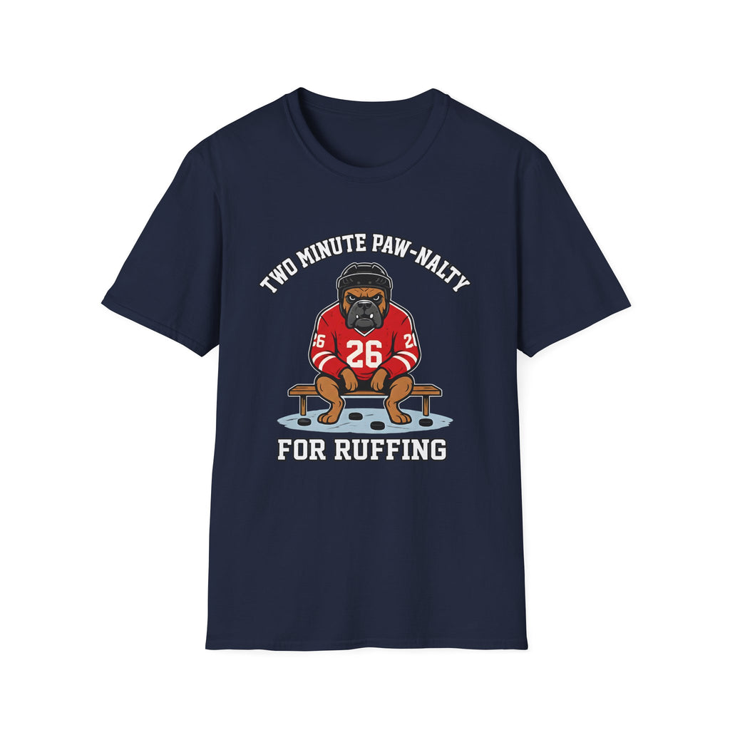 Bulldog Two-minute Paw-nalty T-Shirt