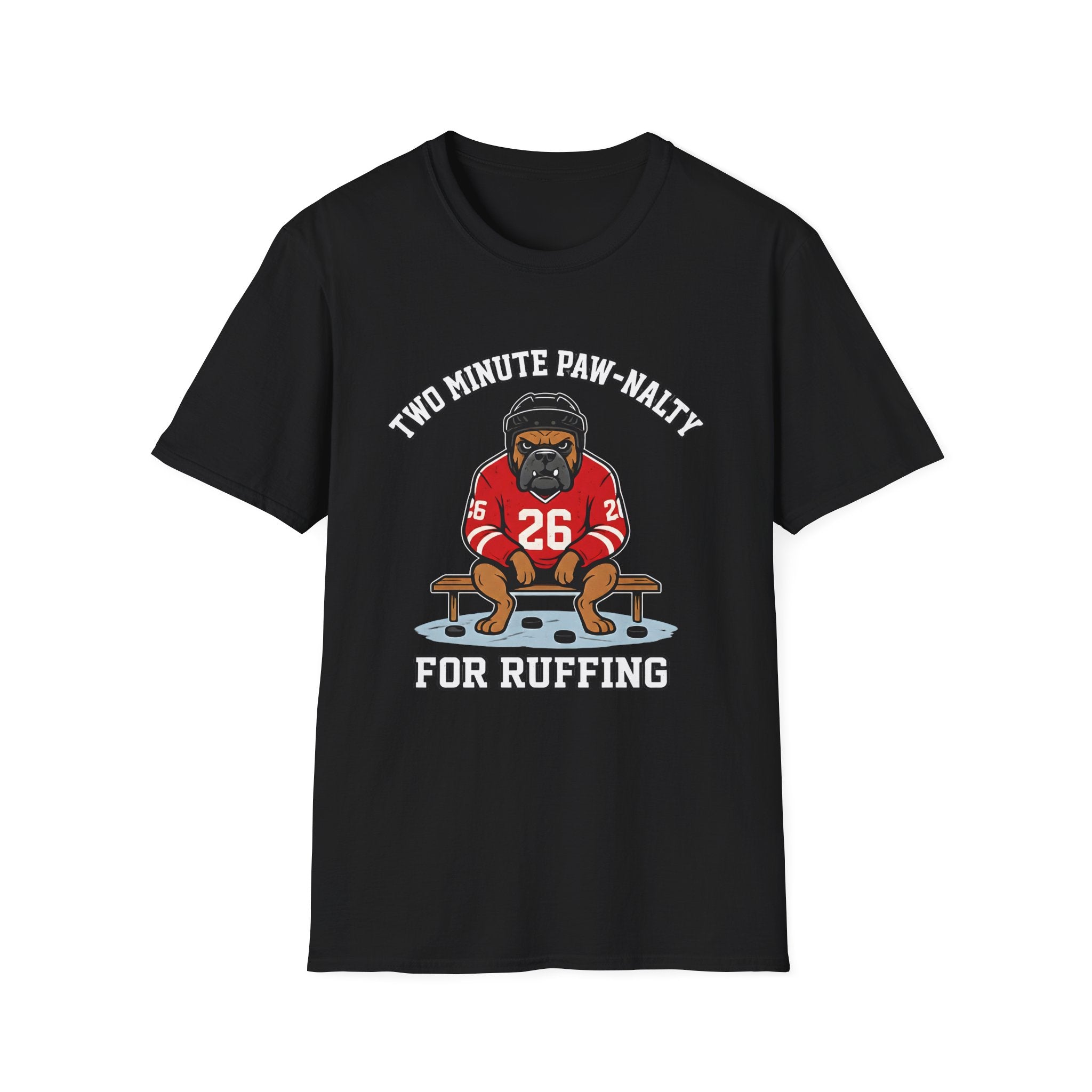 Bulldog Two-minute Paw-nalty T-Shirt